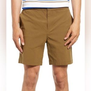 Brand New Olive Green Treasure & Bond elastic waist shorts XL slim fit